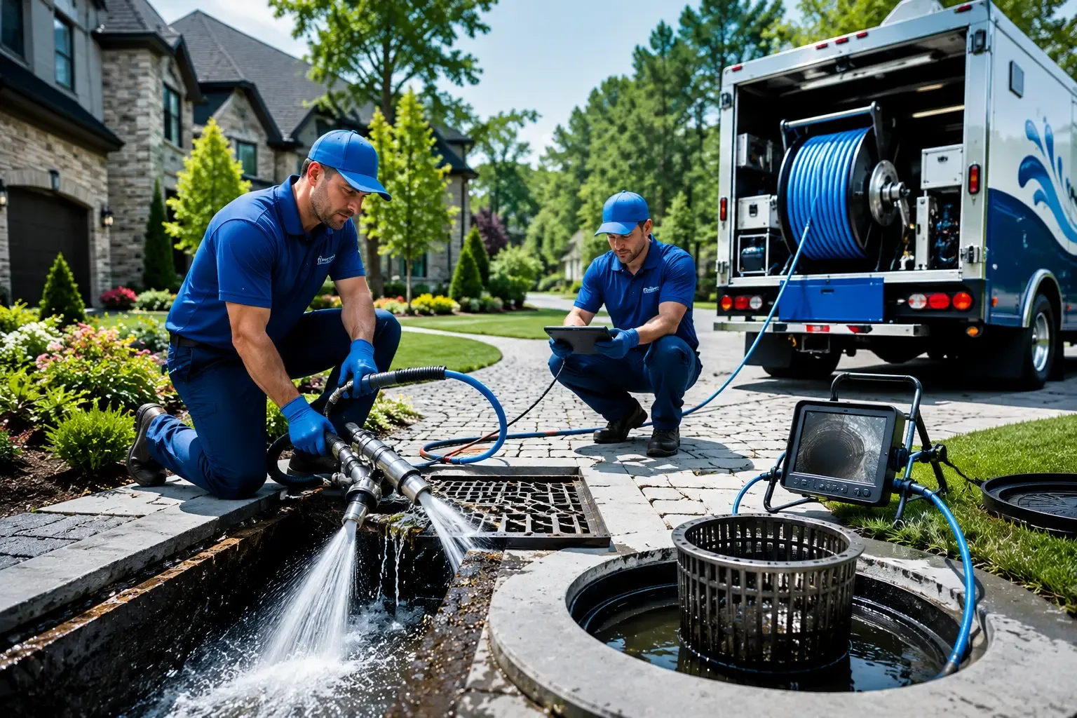 Local outdoor drain cleaning professionals in Snow, OK